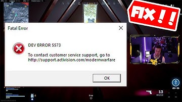 HOW TO FIX DEV ERROR 5573 IN WARZONE!!! EASY FIX! (Cold War Warzone)
