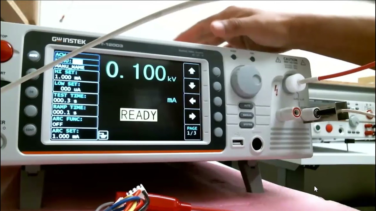 Instek GPT12002AC/DC Electrical Safety Analyzer Demonstration YouTube