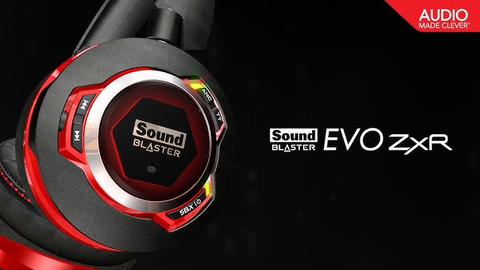 Introducing Sound Blaster EVO Zx Bluetooth Wireless Headset with NFC -  YouTube
