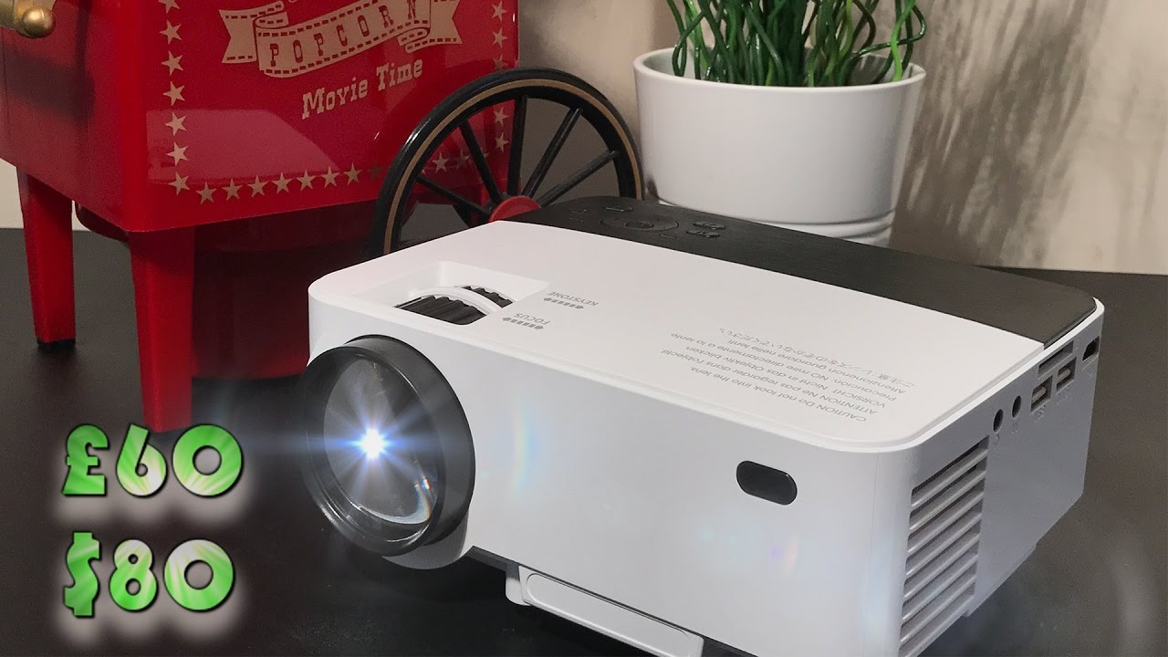 GREAT Budget Mini LED Projector Abdtech 1500 Lumens YouTube