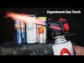 Experiment Gas Torch Power drinks, Tiger vs Whit VS Drink Smart power