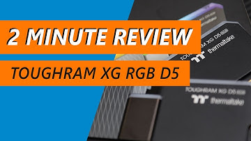 Tested and overclocked: Thermaltake TOUGHRAM XG RGB D5 DDR5-5600 2x16GB Review