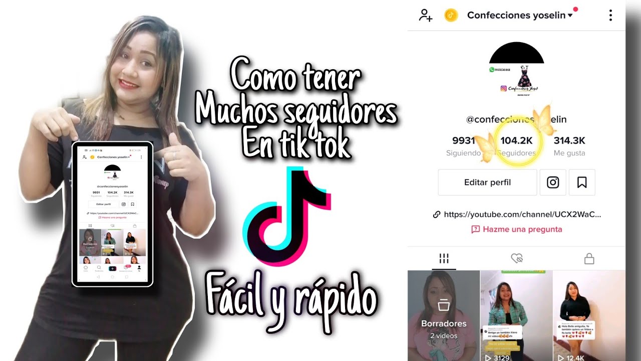 Tik tok,gana 1000 seguidores en solo 2 días aplicando el sigueme y te