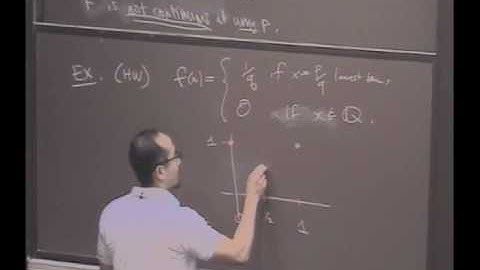 Real Analysis, Lecture 23: Discontinuous Functions (1/5)