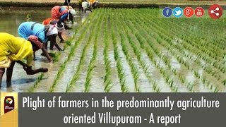 Plight of farmers in the predominantly agriculture oriented Villupuram - A report