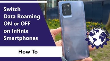 How to switch Data Roaming ON or OFF on Infinix Smartphones (Infinix Note 10 Pro)