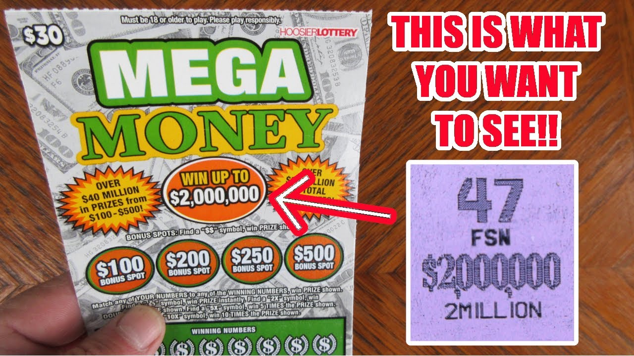 2,000,000 Top Prize!? "Mega Money" Lottery Ticket Scratch Off! YouTube