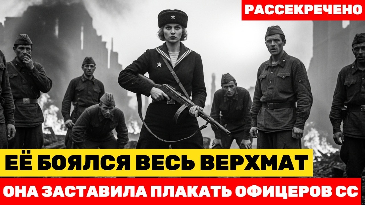 ОНА СТАЛА КОШМАРОМ ВЕРМАХТА: Почему немцы панически боялись «Черную Фрау» в бушлате?