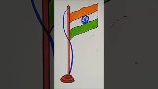 Celebrity National Flag Drawing 🇮🇳 easy drawing independence day Republic day drawing #viral #art Wealth