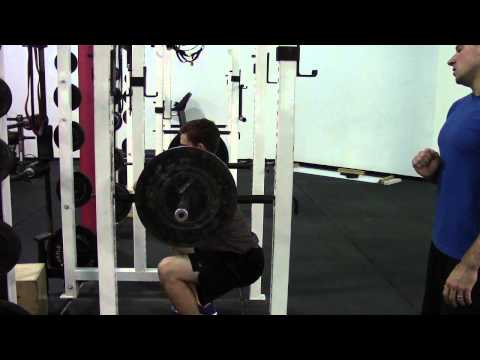 HighPerformanceHandbook.com: Anderson Front Squat from Pins