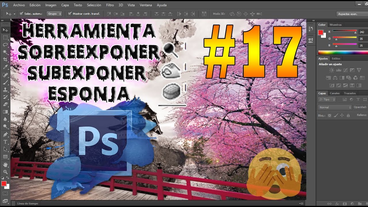 💥Como Aplicar la Herramienta de Sobreexponer, Subexponer, Esponja en
