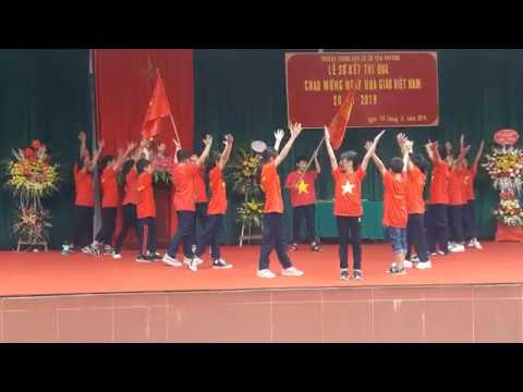 MÚA CHÀO MỪNG 20/11/2019 6A THCS YÊN THƯỜNG - youtube