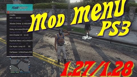 MOD MENU (modloader) GTA V PS3 1.27/1.28 DEX/CEX BLES/BLUS +DOWNLOAD