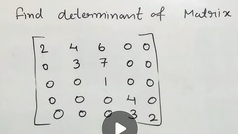 Short Trick || Trick For Determinants | 10 Second Trick Higher Order Matrix
