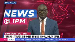 (WATCH) Foremost Trade Unionist, Frank Kokori Buried in Ovu, Delta State