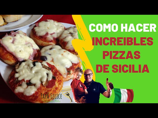 Receta de Pizza siciliana: La pizza original italiana