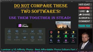 Luminar 4 VS Affinity Photo - Best Affordable Photo Editors Part 1 screenshot 2