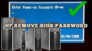 Enter Power On Password FIX on HP Compaq Elite Desktop PC 2022 Guide