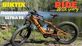 Join Gary for the First Ride on the Biktrix Juggernaut Ultra FS with 1000 Watts and 160Nm Torque!