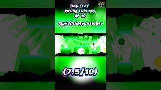 Day 3 Of Rating Levels Ispywithmylittleeye