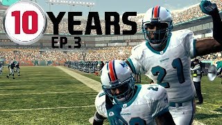 10 Years: Madden 09 - Miami Dolphins Franchise - Week 1 [Ep.3]