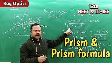 Prism and Prism formula | Angle of deviation of a Prism | 12th Physics Handwritten Notes #cbse