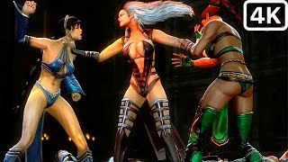 Mortal Kombat Sindel Destroy & Kill Everyone Scene (2023) 4K-60Fps Hdr Ultra High Graphics