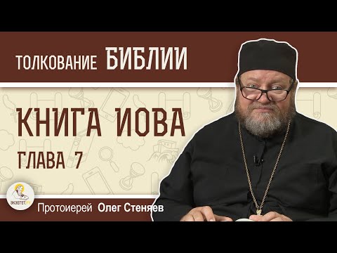 КНИГА ИОВА. Глава 7 "Очи Твои на меня"  Протоиерей Олег Стеняев