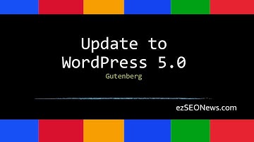 WordPress 5 update