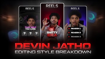 Devin Jatho Style Edit Alight Motion Breakdown (Part 1)