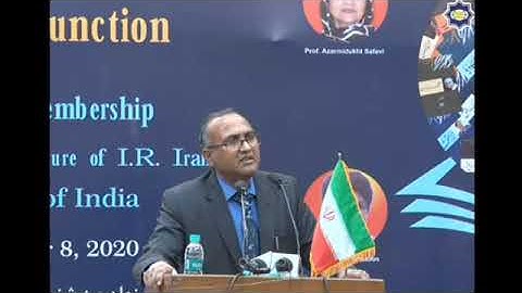 Prof (Dr.) Ramesh C. Gaur on Book Release Function and Ceremony organised by Iran Culture House.