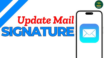 How to change signature on emails on iPhone ?