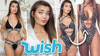 TRYING ON BIKINIS FROM WISH UNDER $10... IS IT A SCAM!?