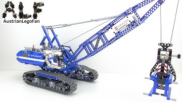 Lego Technic 42042 Crawler Crane Speed Build