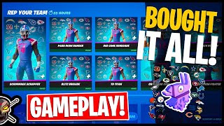 Buying Every *NEW* NFL Skin and Referee in Fortnite! (Gameplay)