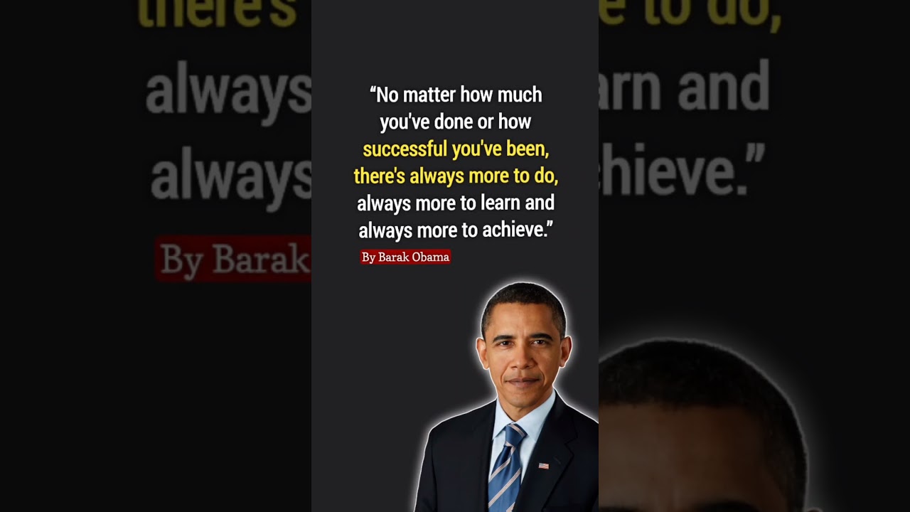 Barak Obama Motivational Quotes in English
