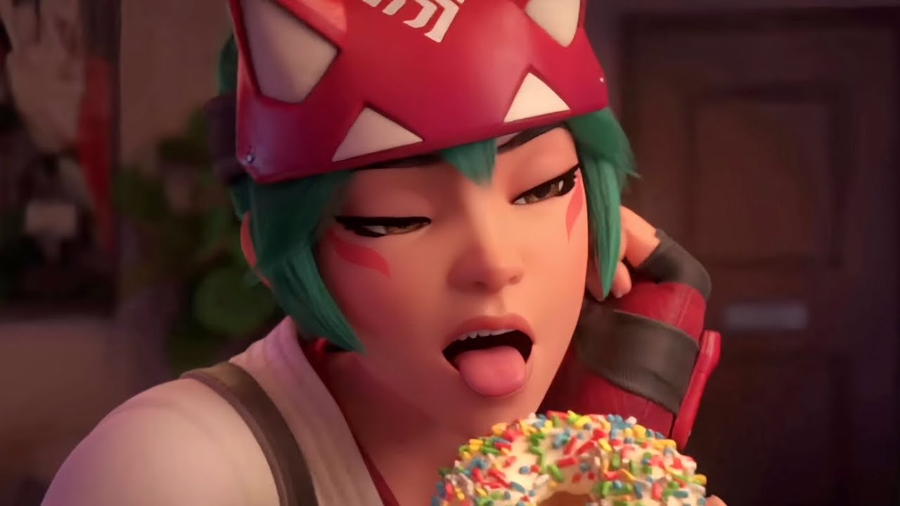 Kiriko With A Donut In Slow Motion YouTube kiriko-with-a-donut-in-slow-motion-youtube