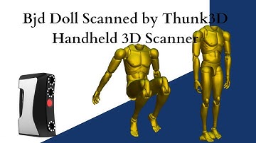 Bjd Doll Scanning Video by Thunk3D Handheld 3D Scanner