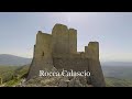 Ride to Rocca Calascio medieval fortress - Apennine Mountains - Abruzzo, Italy - road SP 7