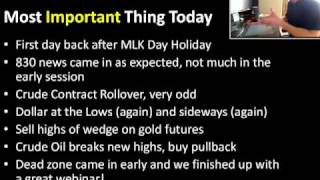 Day Trading Strategy for Crude Oil, Gold, Euro, Russell and Dollar Index Futures