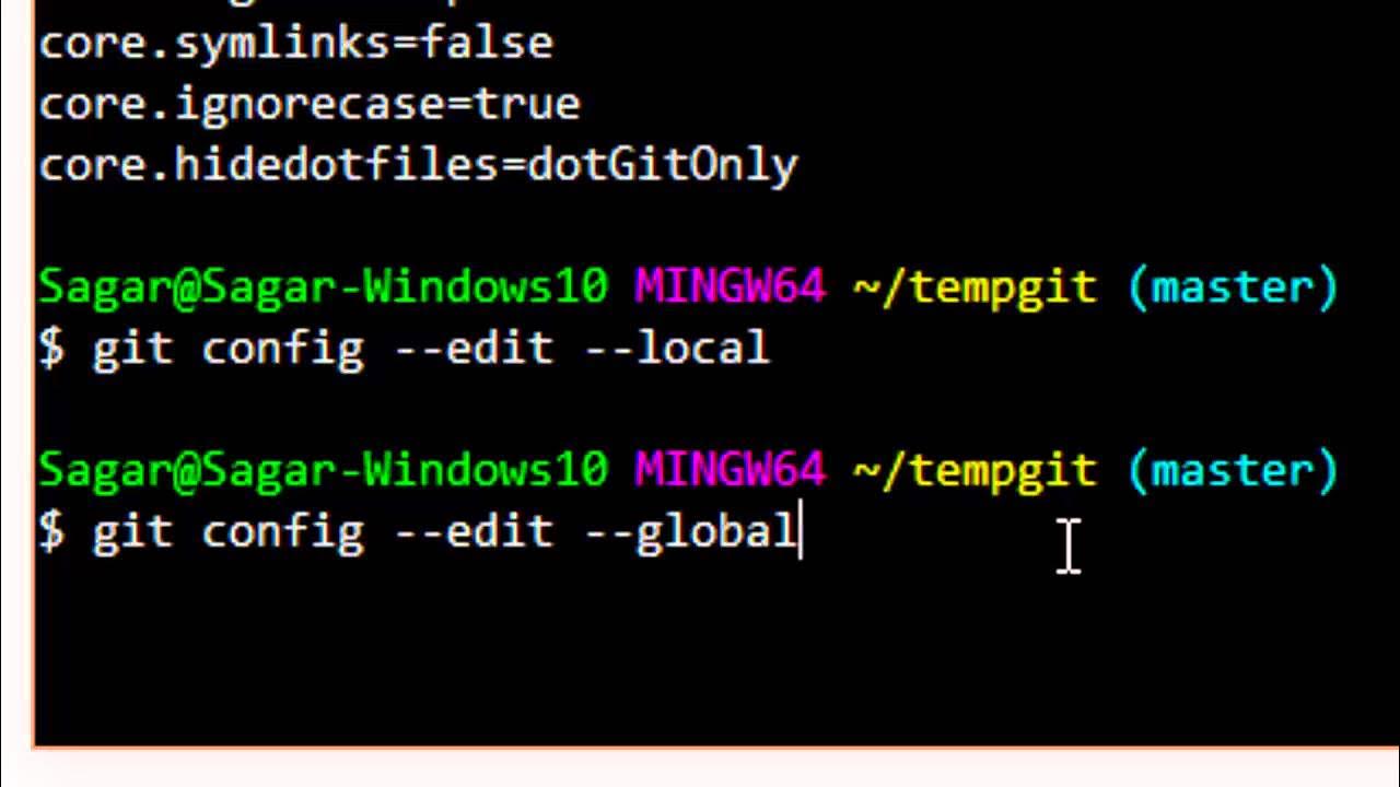 Git config get. Git config get
