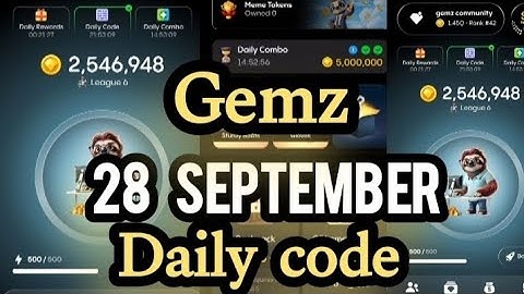Gemz Daily Ciper code 28 September| 28 September Gemz Daily code| Gemz today code