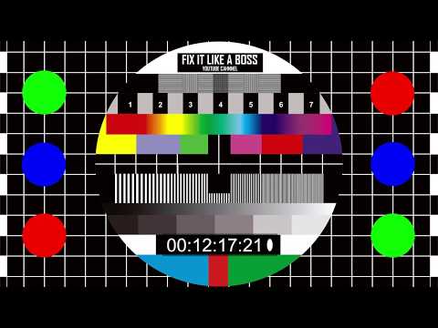 🔝 4K Test pattern UHD 2160p - 30 min. Test Card Calibration Video. TV test video 4k