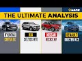 Creta EX vs Seltos HTE vs Kicks XV vs Duster RXZ | Best Petrol C-Segment SUV At 10 Lakhs | July 2020