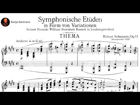 Watch Robert Schumann - Symphonic Etudes, Op. 13 + Appendix (1834) {Duchâble} on YouTube