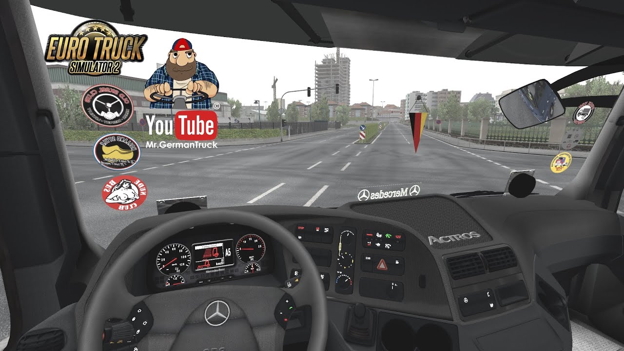 [ETS2 v1.37] Mercedes Actros MP3 Interior improvement YouTube