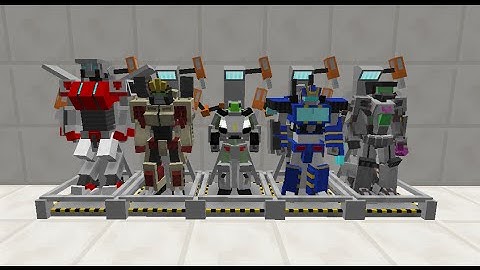 Minecraft Transformers mod (Robots Only)