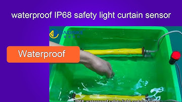 DQR waterproof IP68 safety light curtain sensor, a sensor that can work normally when immersed in wa