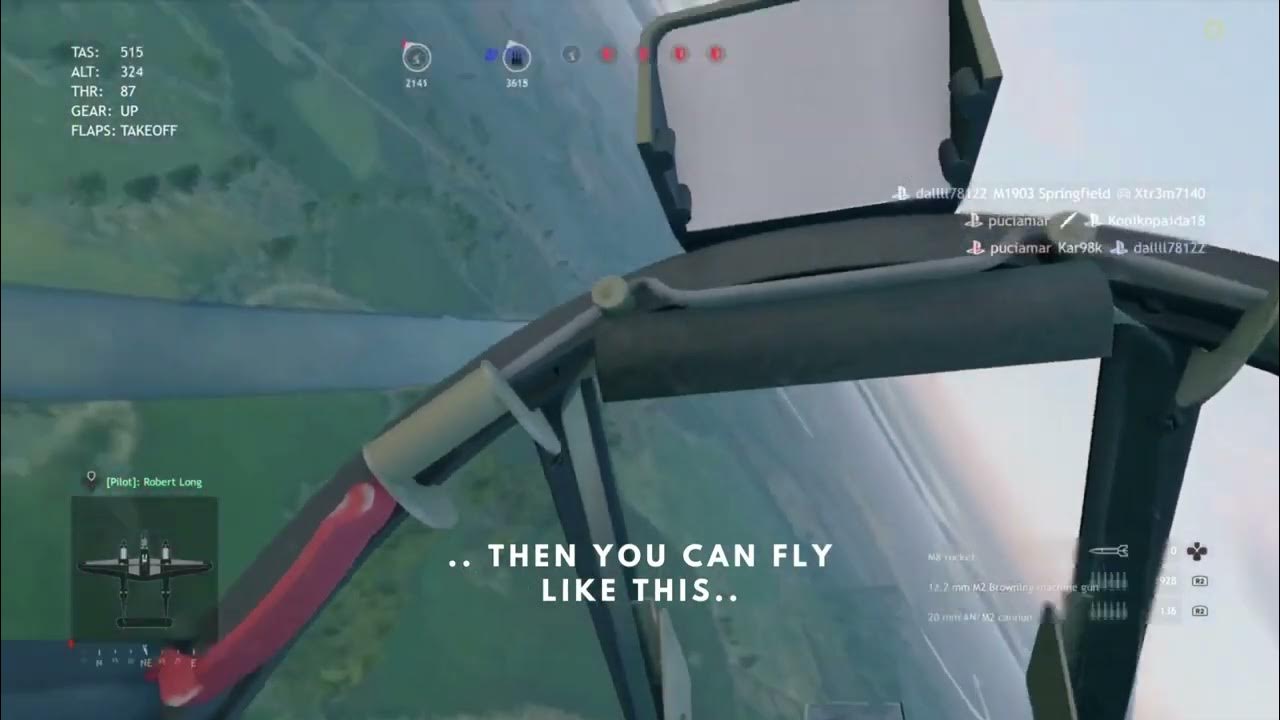 Enlisted Plane guide How to free look and turning plane (Console