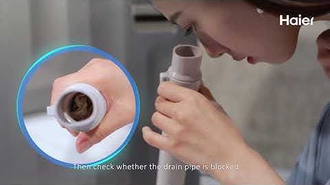 How to deal with E1/No drain problem of top load washing machine?